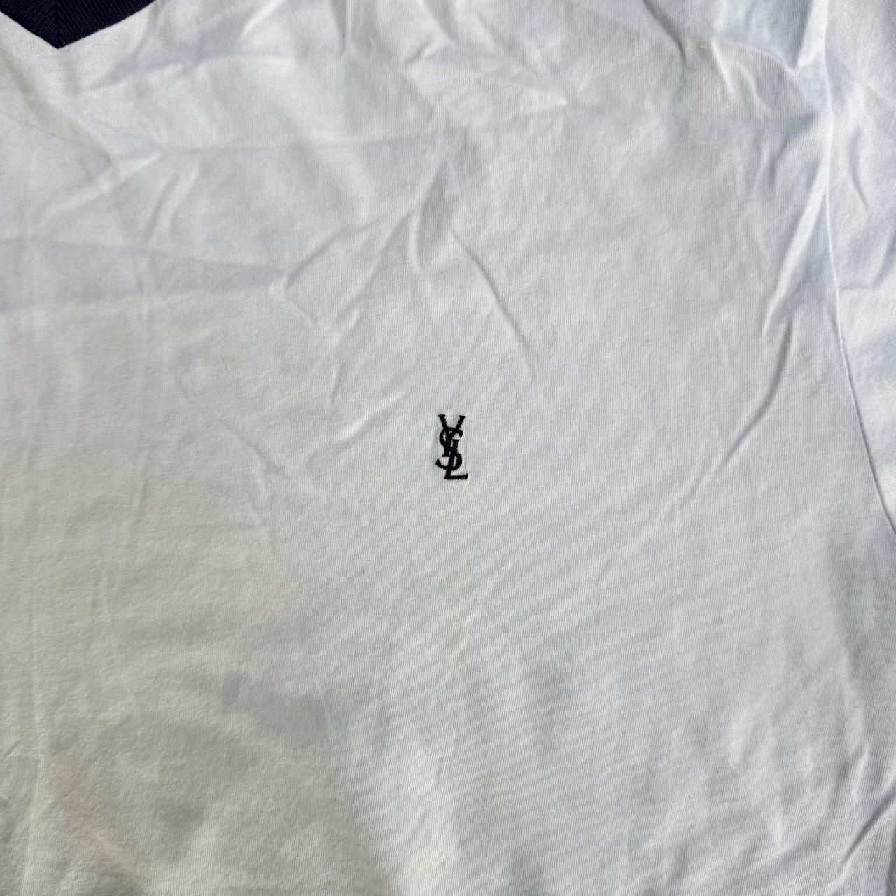 Yves Saint Laurent V neck tee