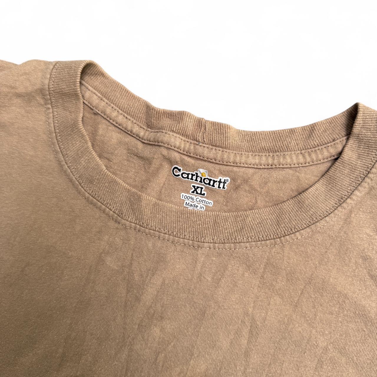 Tan Carhartt pocket t-shirt
