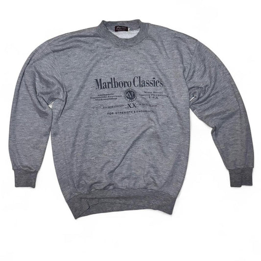 -vintage grey marlboro crewneck