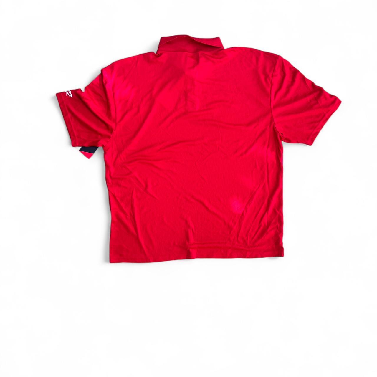 Reebok red polo shirt