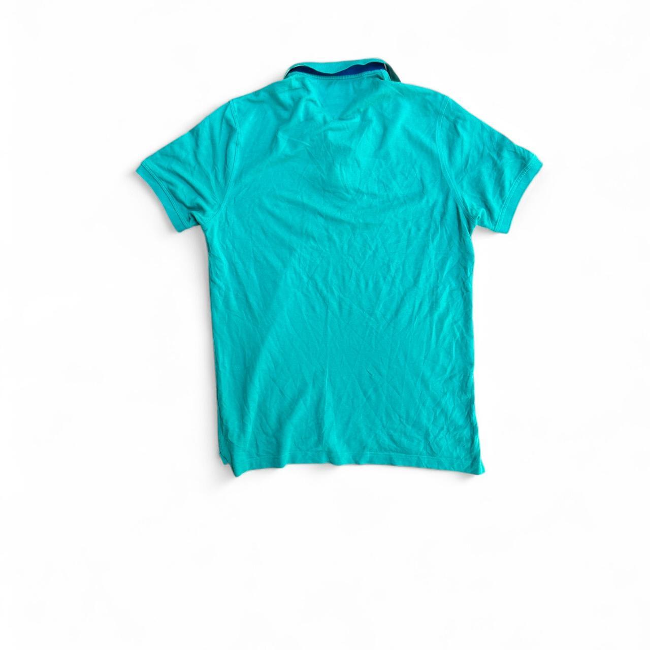 Tommy Hilfiger teal polo shirt