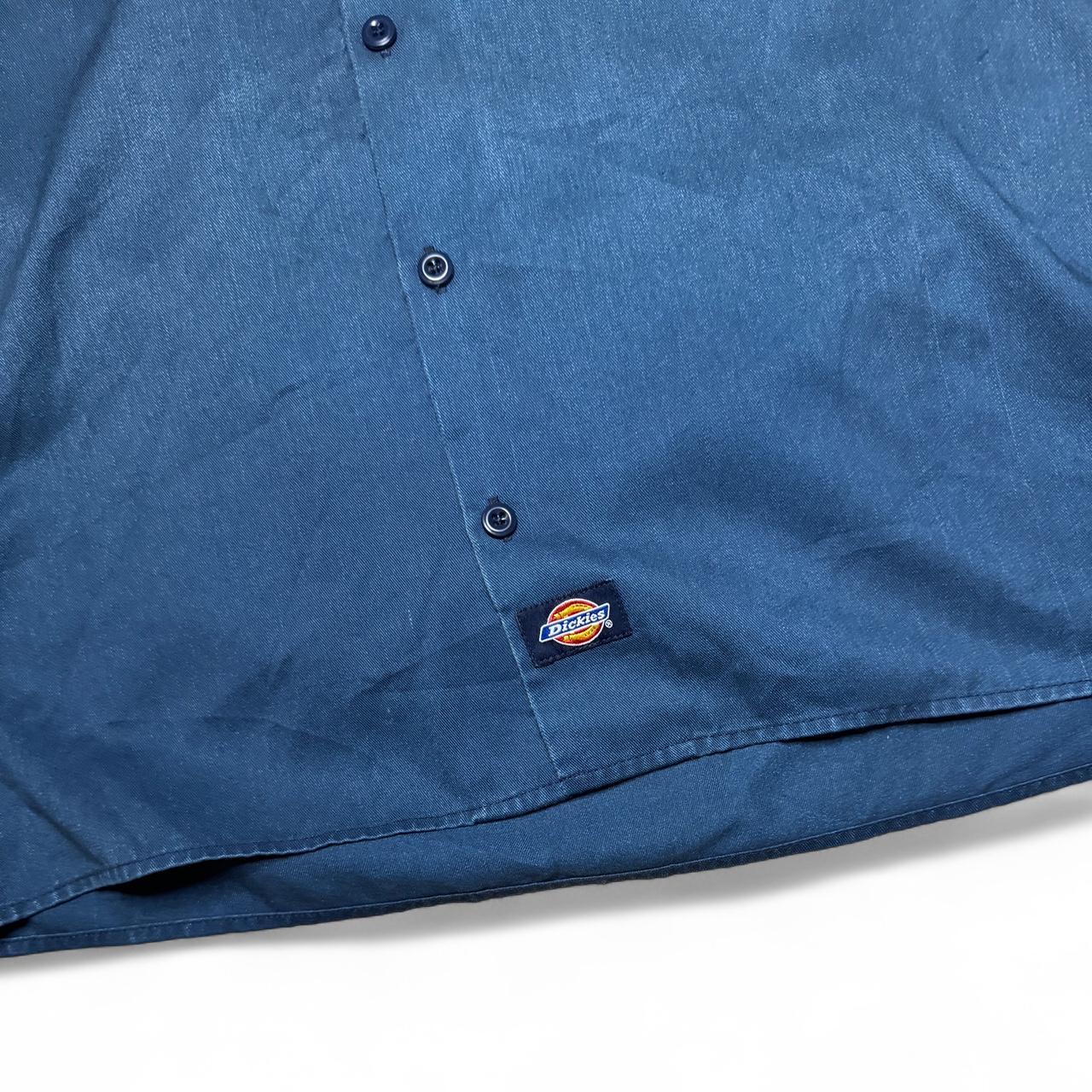 -blue/grey dickies vintage bowling shirt
