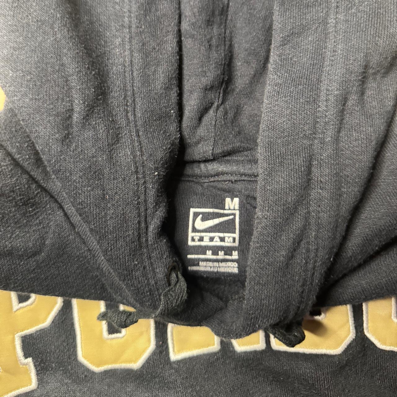 -rare black nike Purdue college hoodie