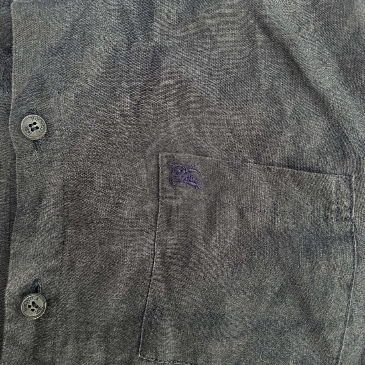 Burberry black and grey shirt