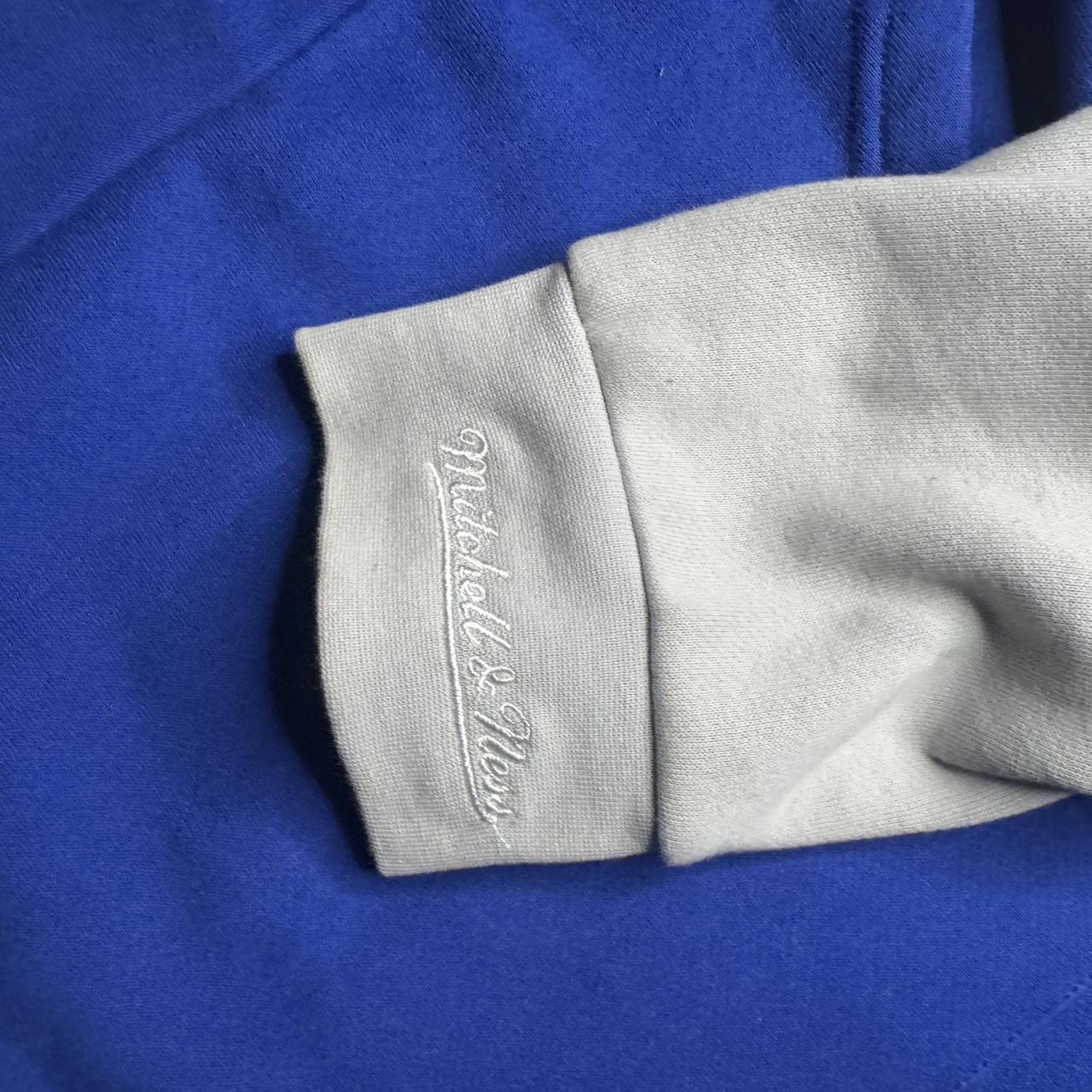 -Mitchell & ness blue and grey duke blue devils hoodie