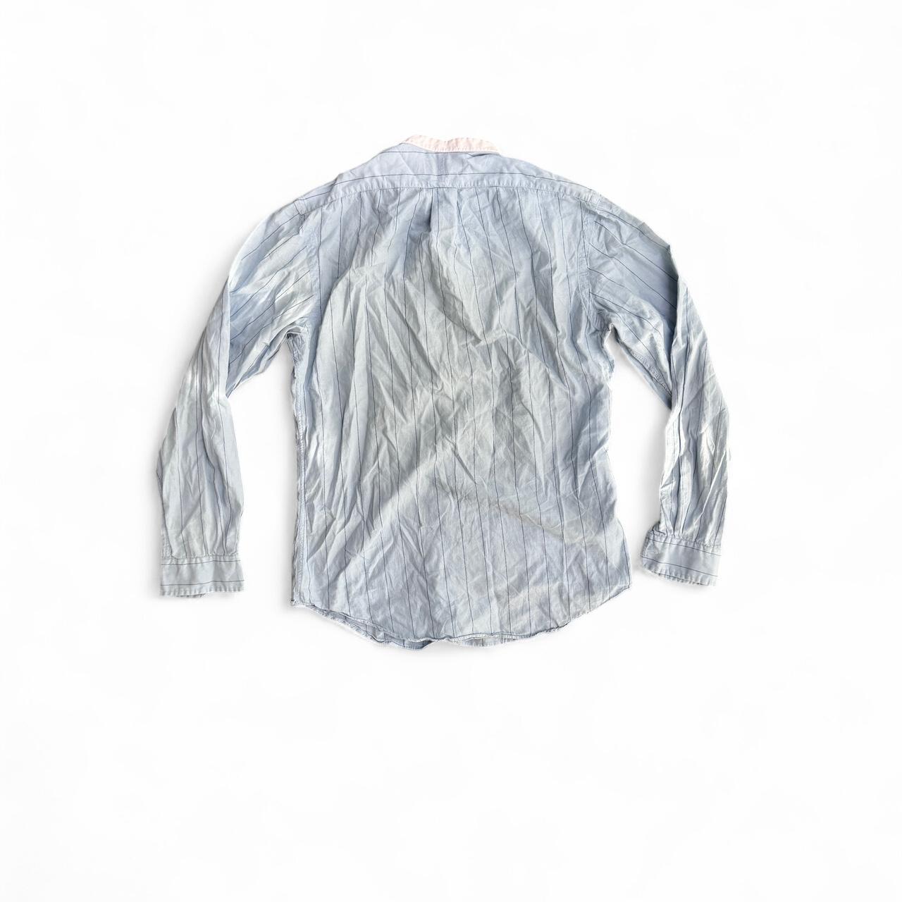 Blue and white striped Polo Ralph Lauren button down shirt