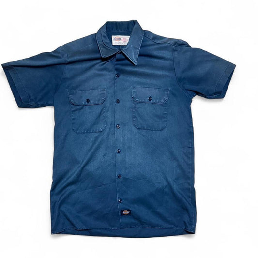 -blue/grey dickies vintage bowling shirt
