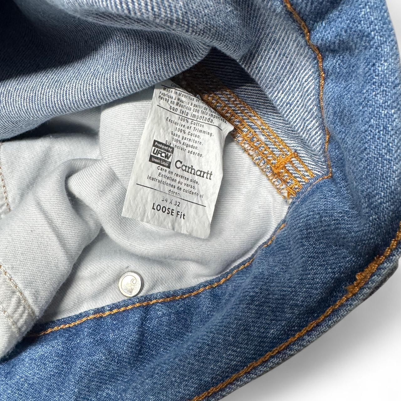 Carhartt double knee jeans in size 34x32