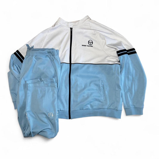 -Sergio tacchini tracksuit blue and white