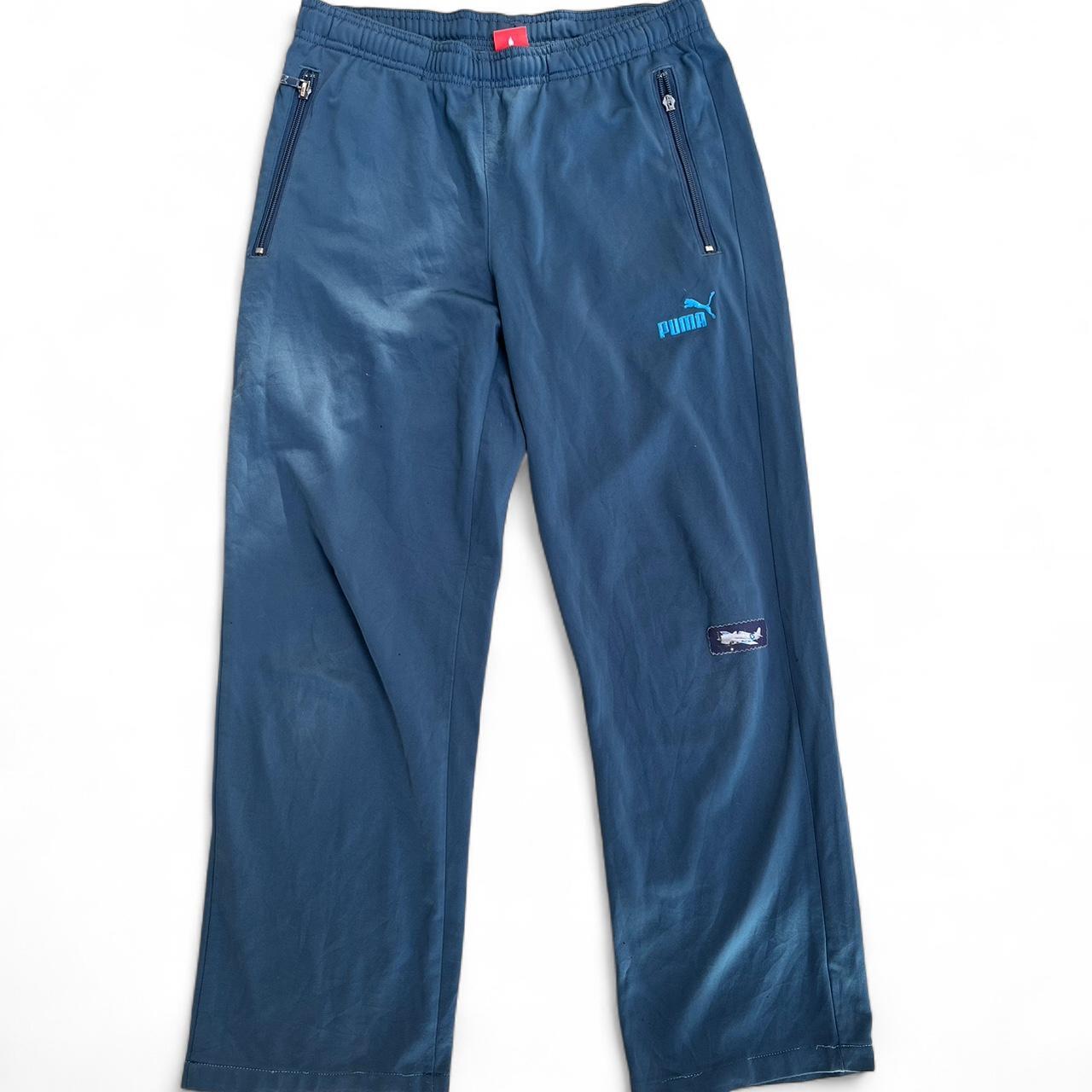 Kids puma blue track pants