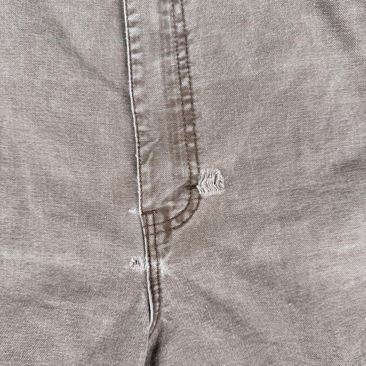 Brown denim dickies cargo shorts