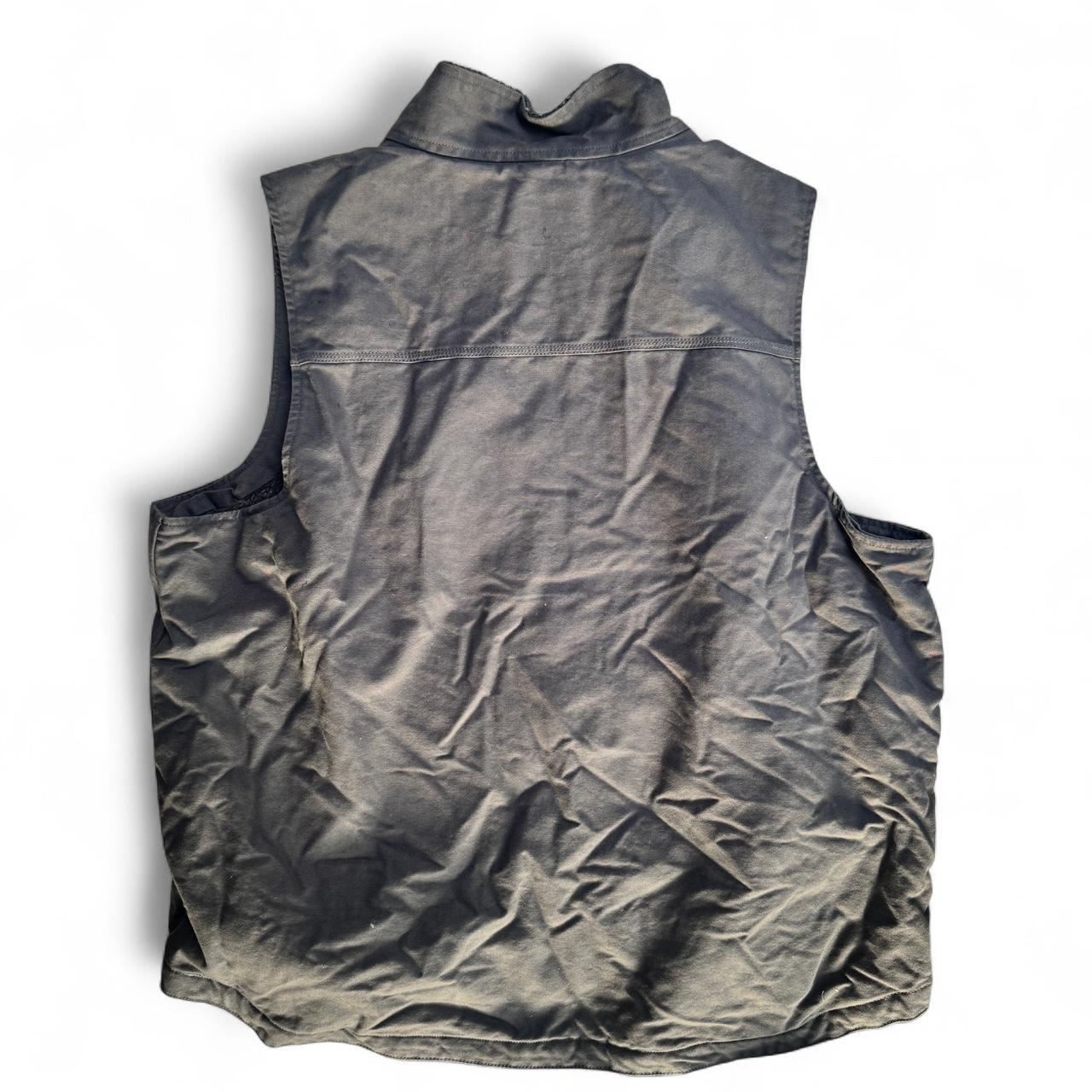 Carhartt grey fleece lined Gilet vest