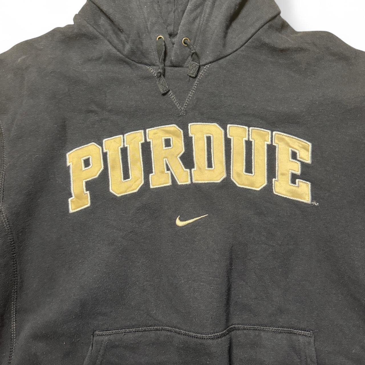 -rare black nike Purdue college hoodie