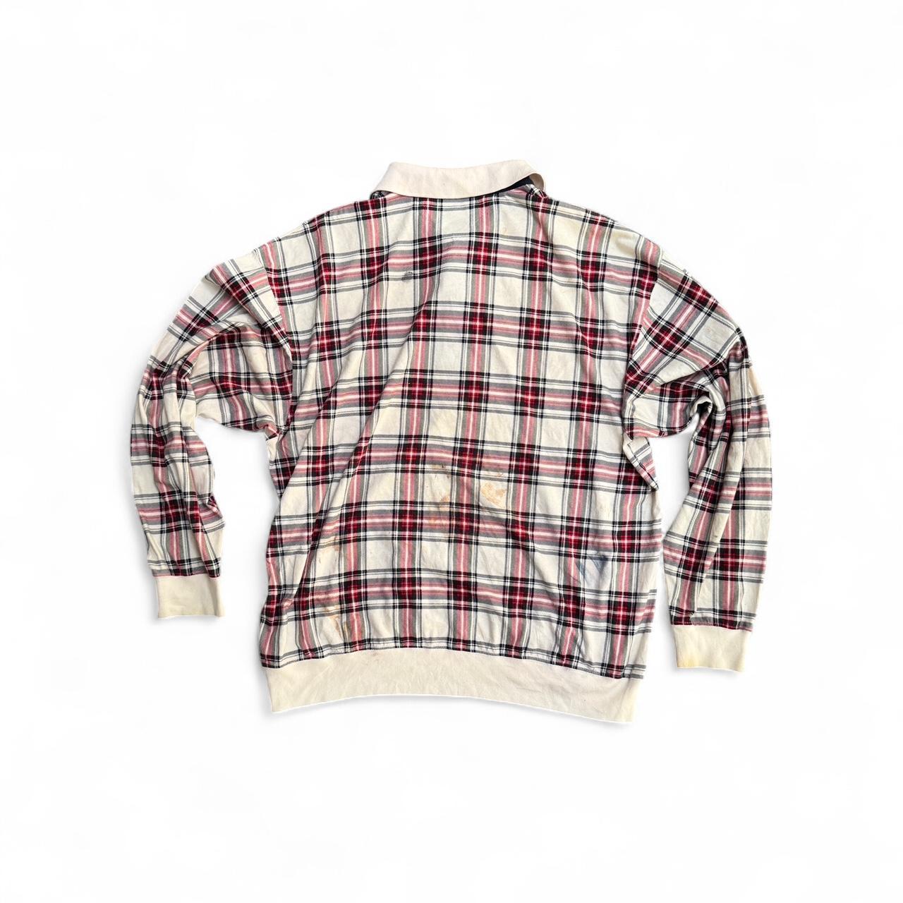 Tommy Hilfiger plaid golf polo shirt