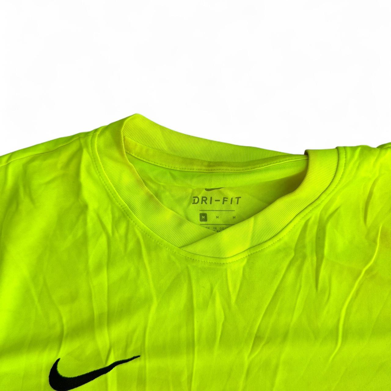 Volt yellow Nike football tee dri-fit