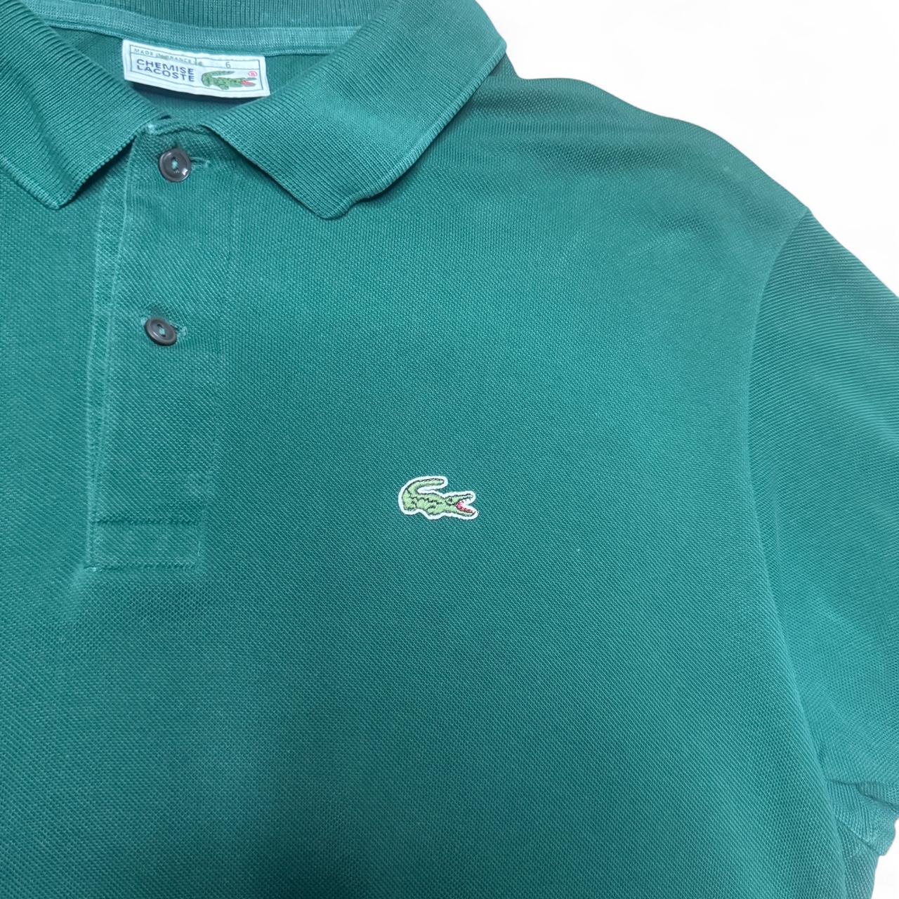 -bottle green Lacoste polo shirt