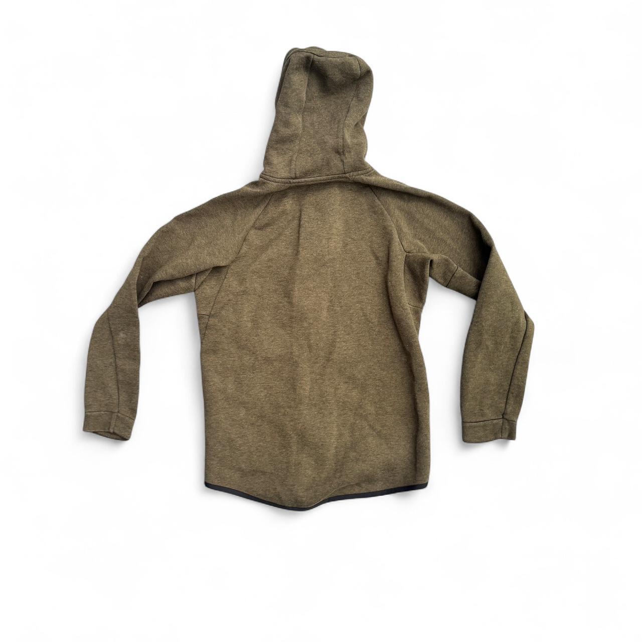 Khaki Nike tech fleece hoodie