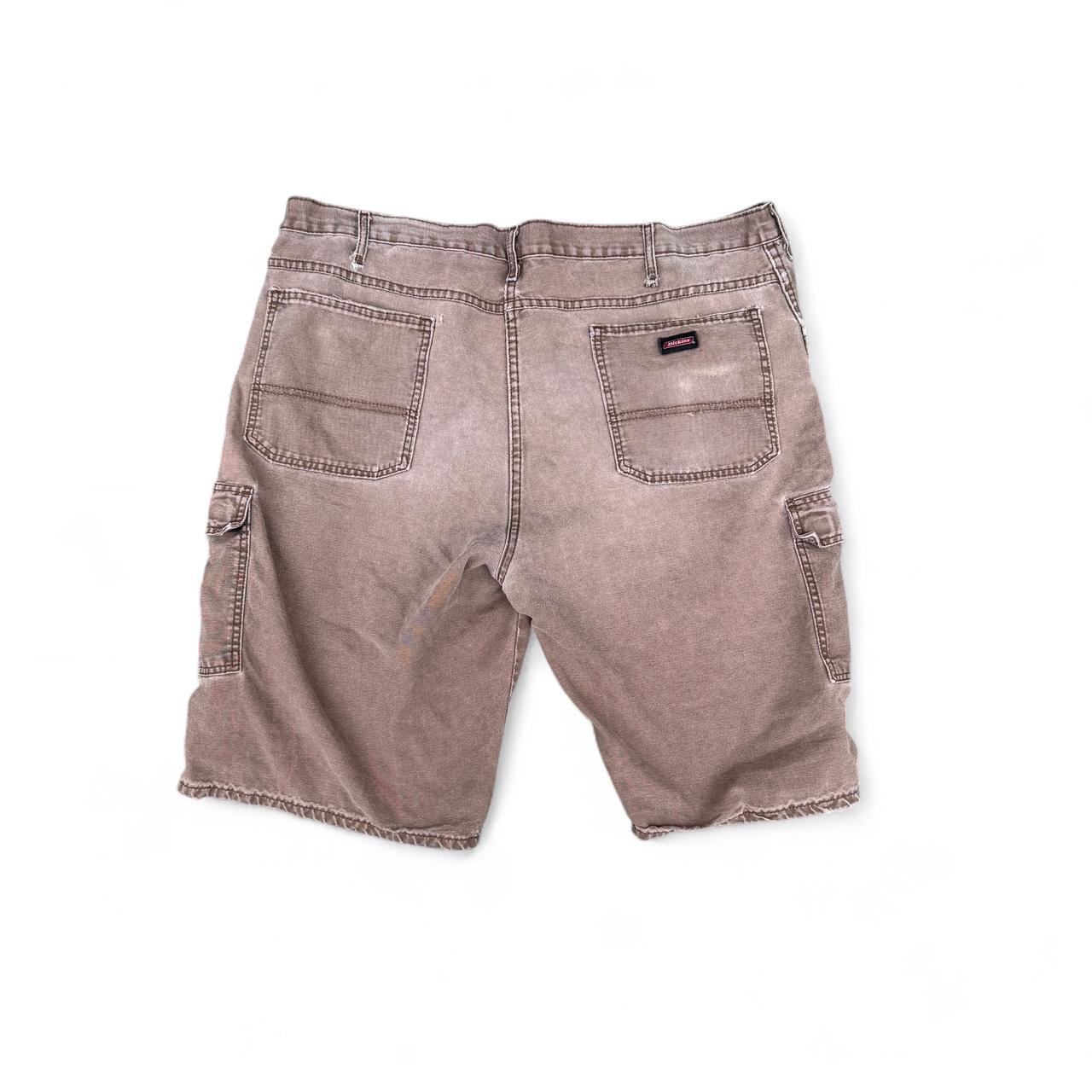 Brown denim dickies cargo shorts