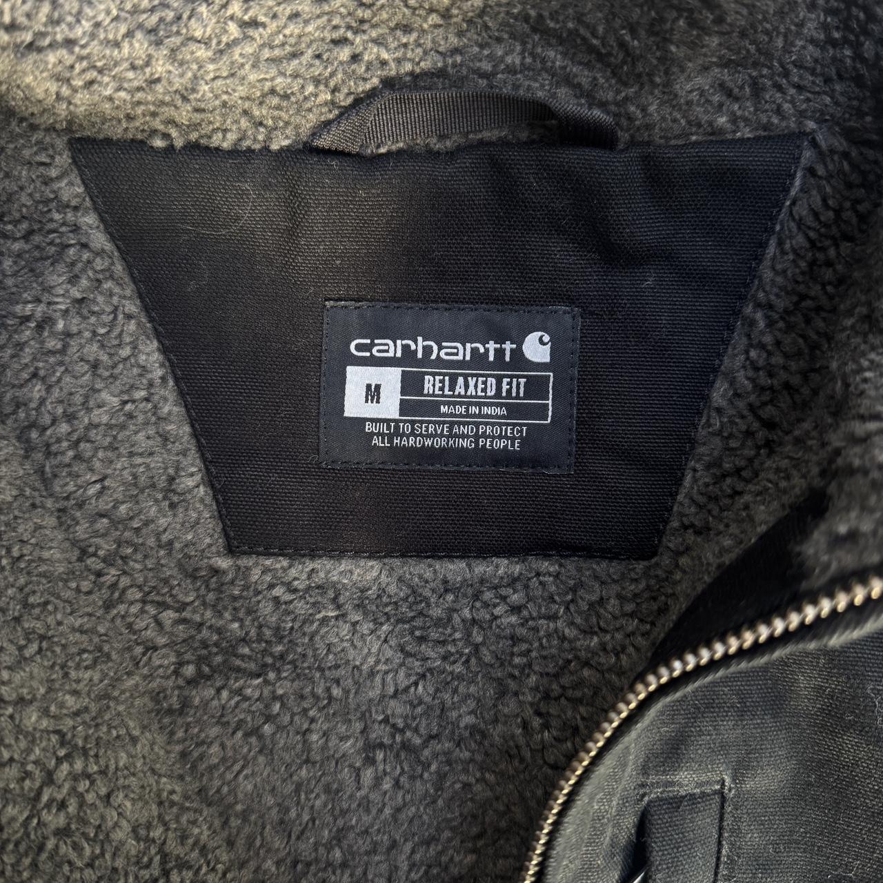 Black Carhartt vest fleece lined size medium