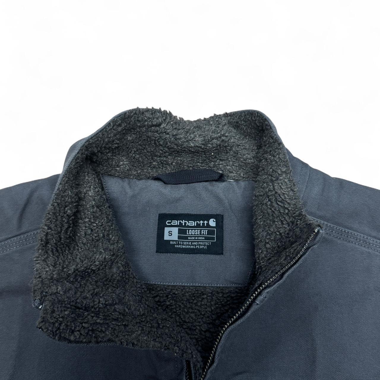Carhartt Gilet – Grey (Size S) – Sherpa Lined