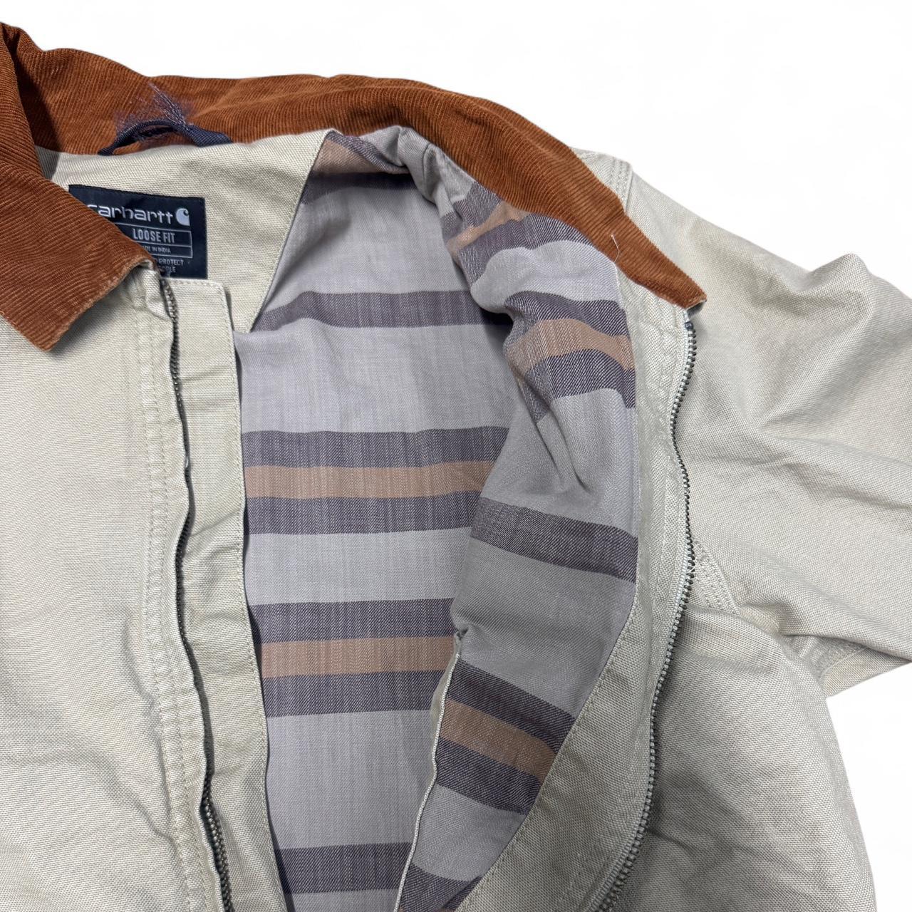 Carhartt Detroit Jacket Tan Size M (Loose Fit)