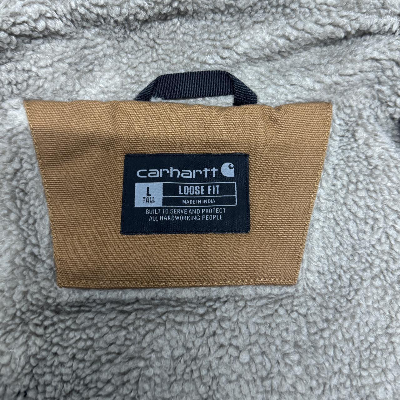 Carhartt Gilet – Tan (Size L) – Sherpa Lined