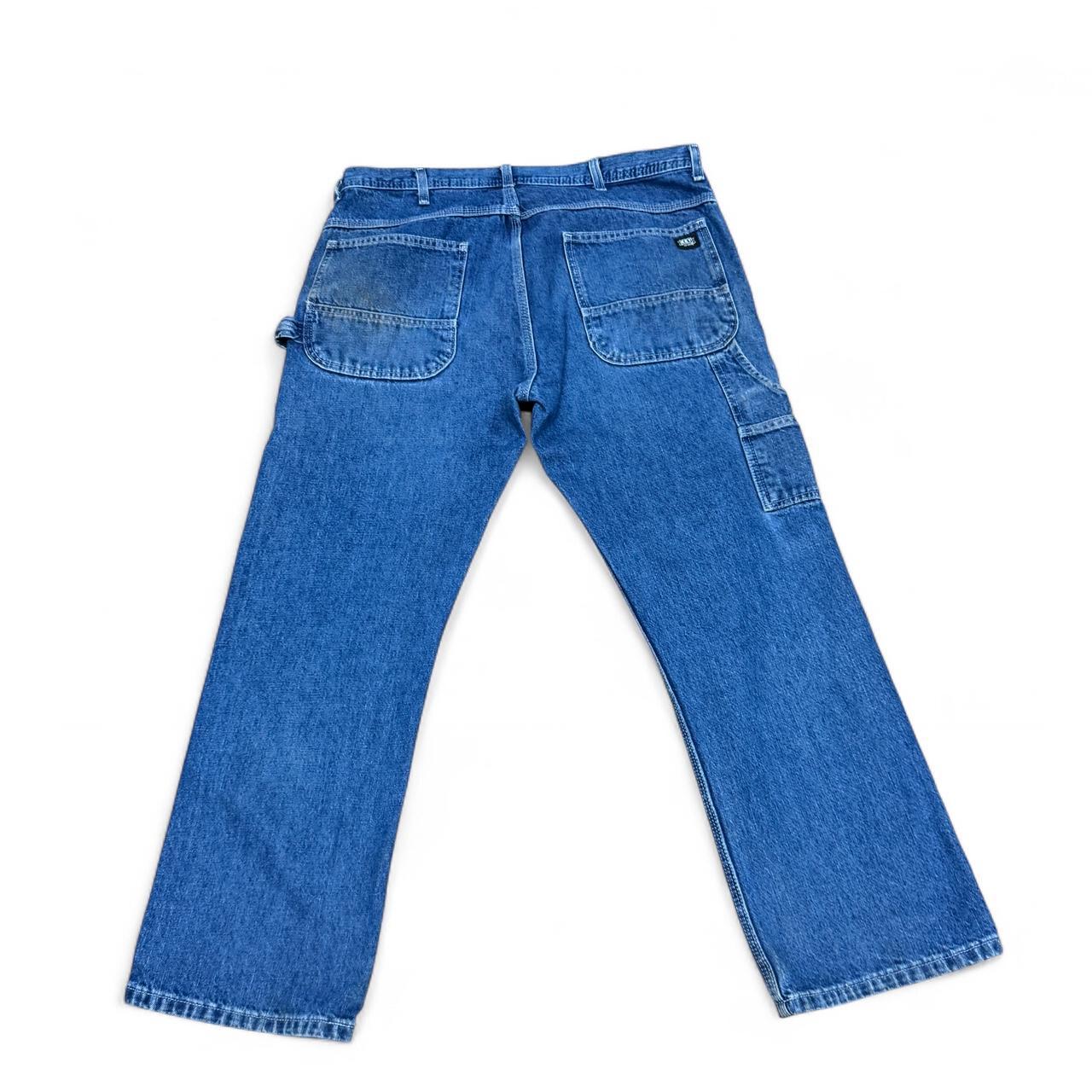 Blue denim carpenter jeans in size 34x29