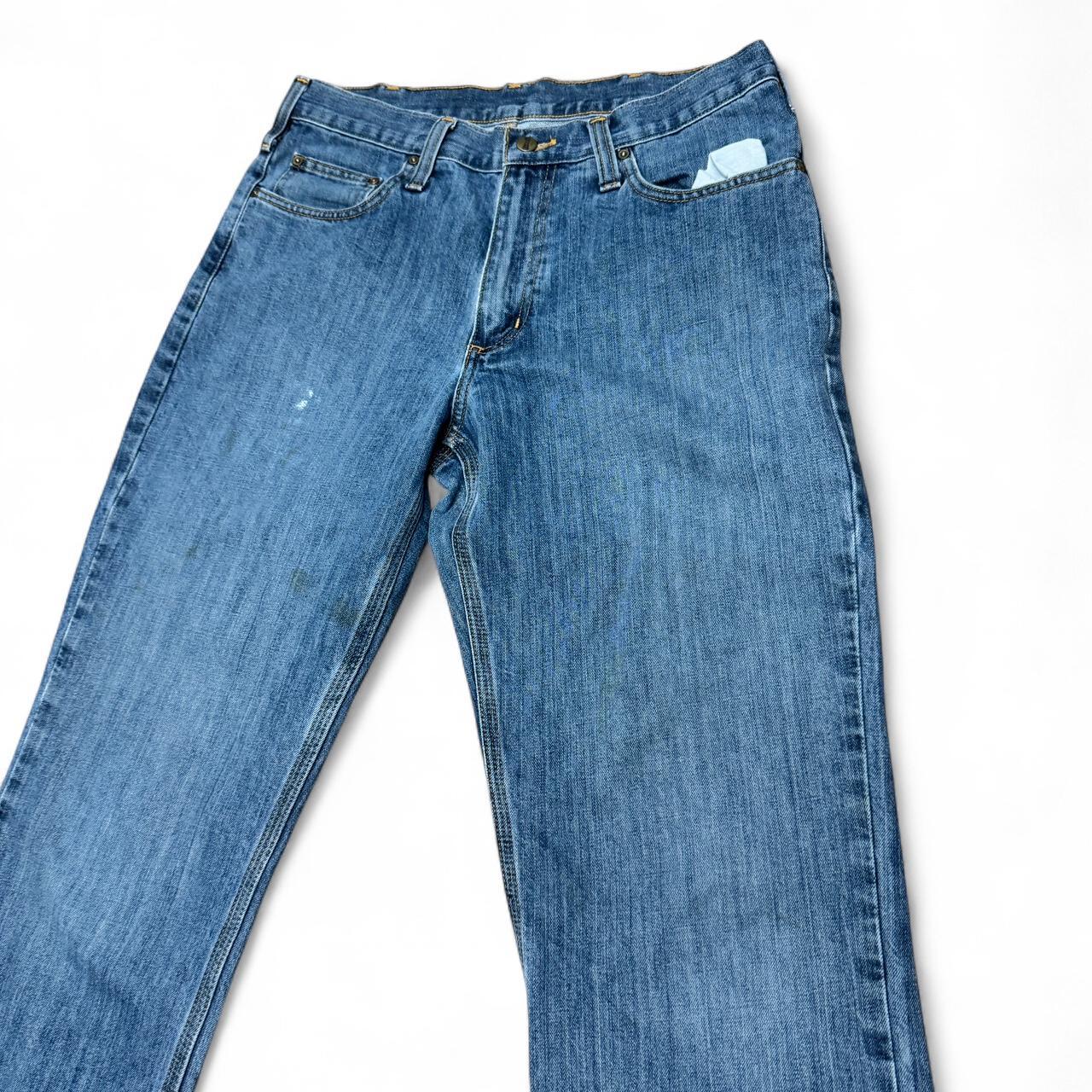 Blue Carhartt jeans in size 34x32