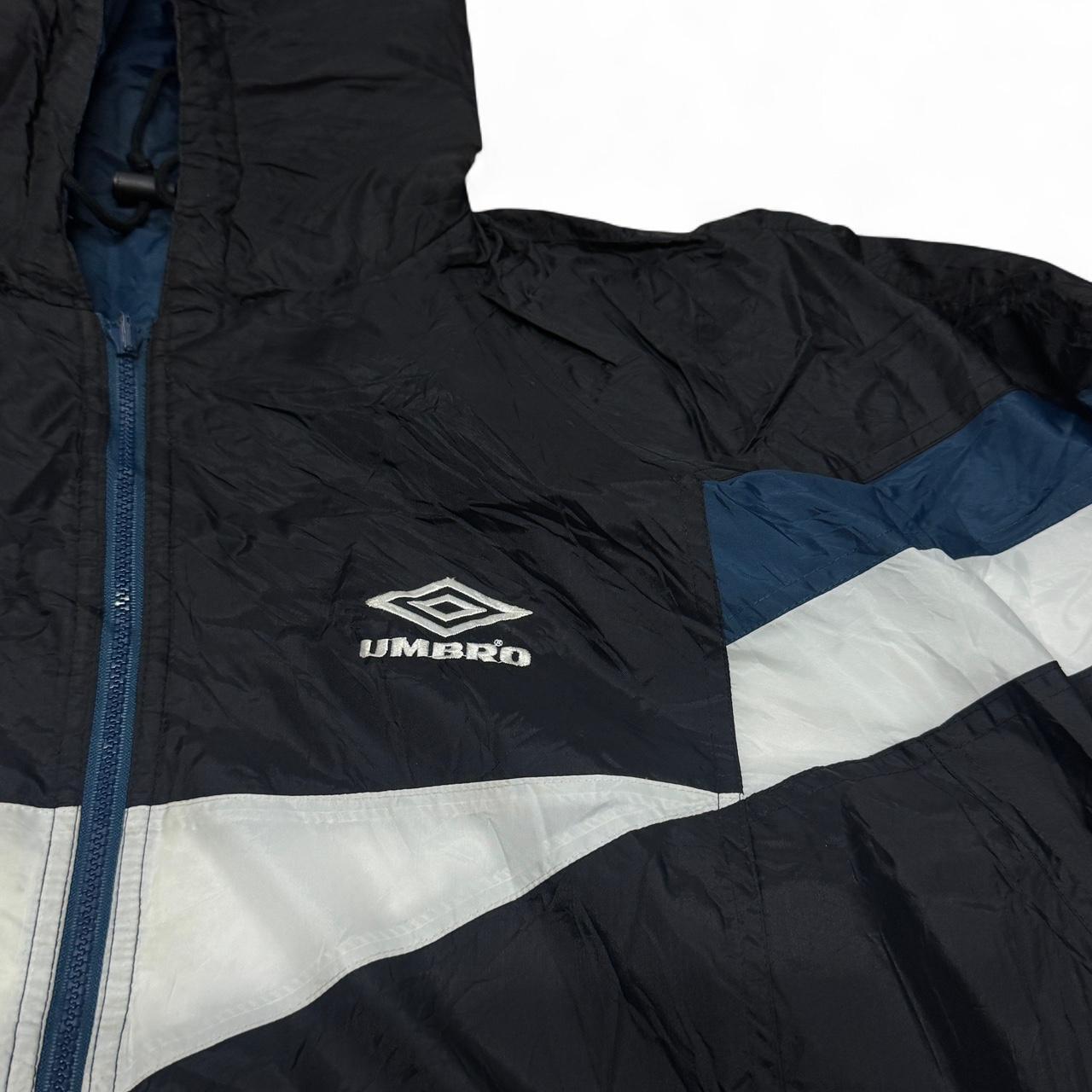 Vintage Umbro Reversible Hooded Jacket – Black & Blue