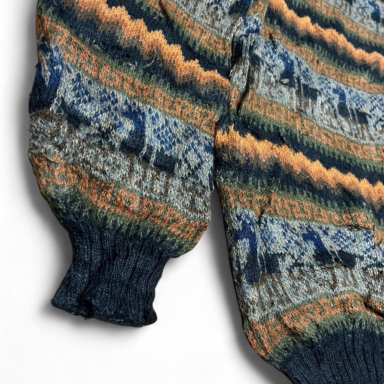 Black/Multi Jumper – Heavily Worn