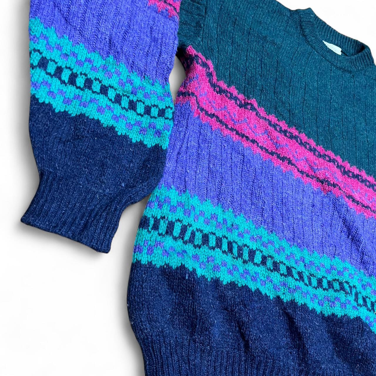 Benetton Shetland Wool Sweater – Size 52