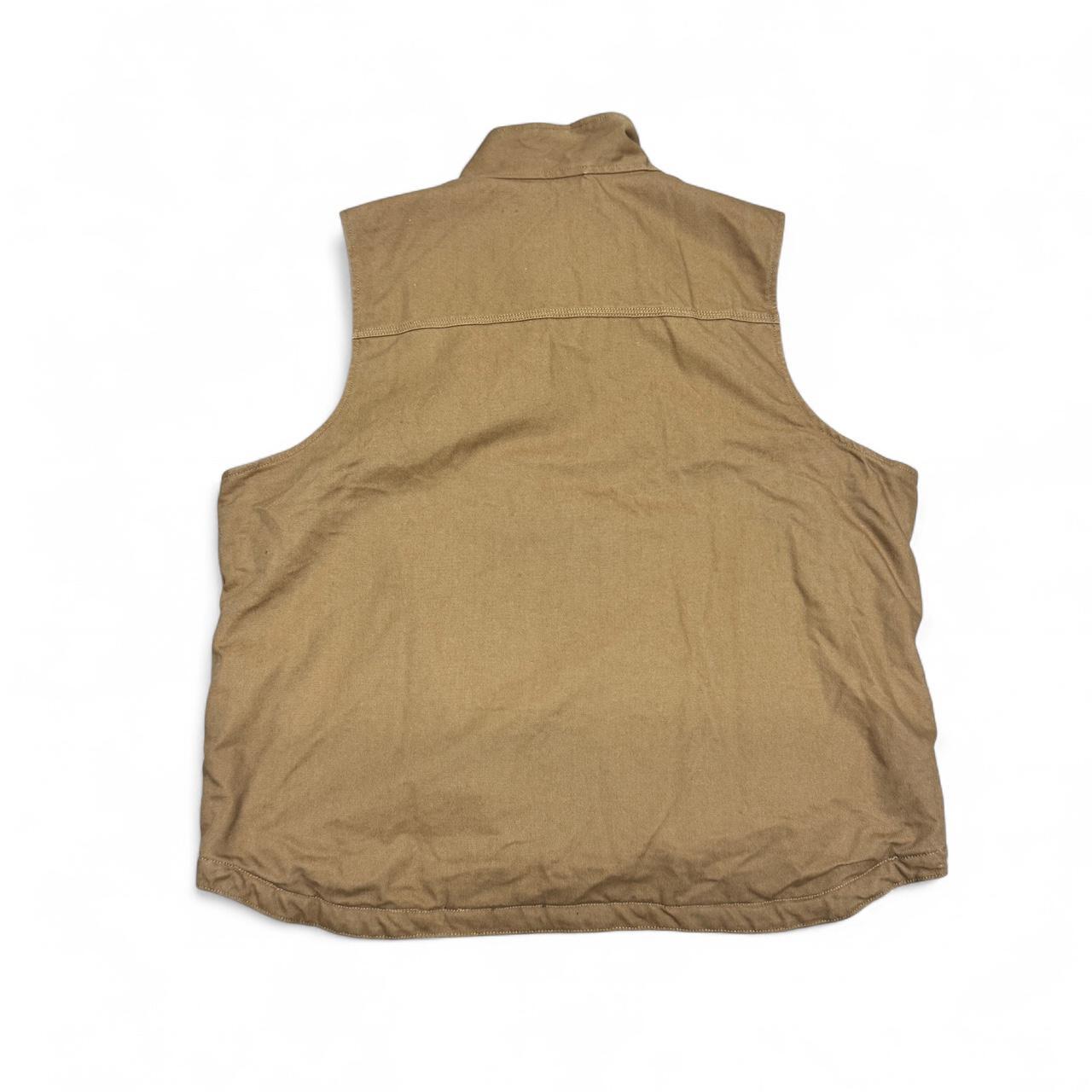 Carhartt Gilet – Tan (Size L) – Sherpa Lined