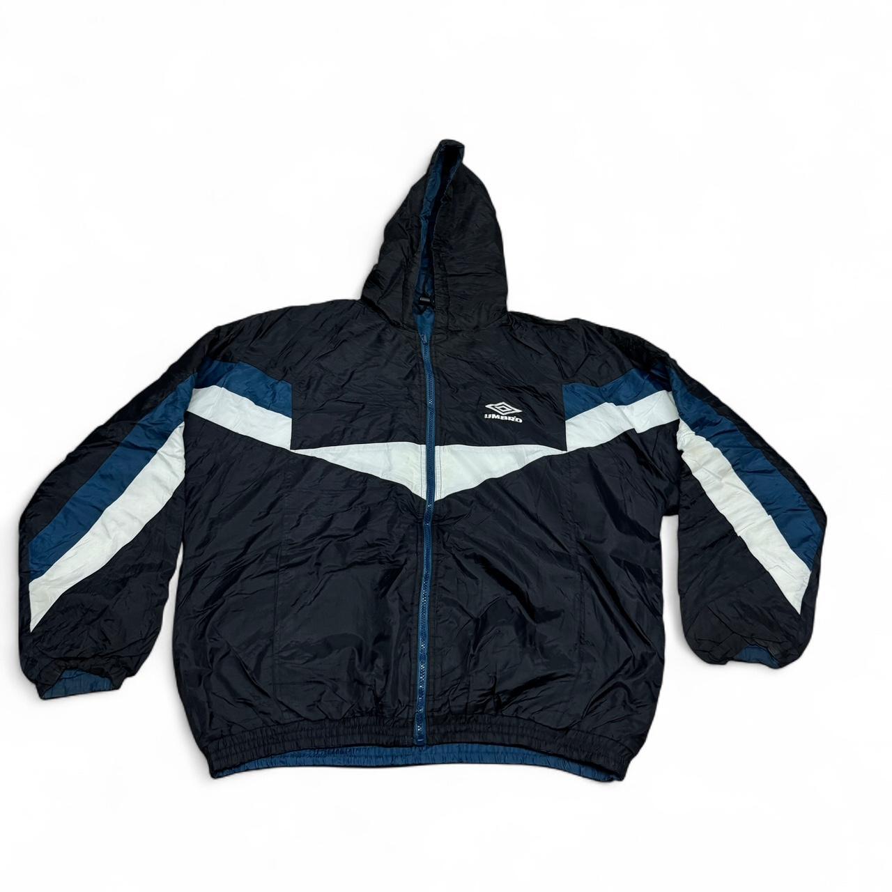 Vintage Umbro Reversible Hooded Jacket – Black & Blue