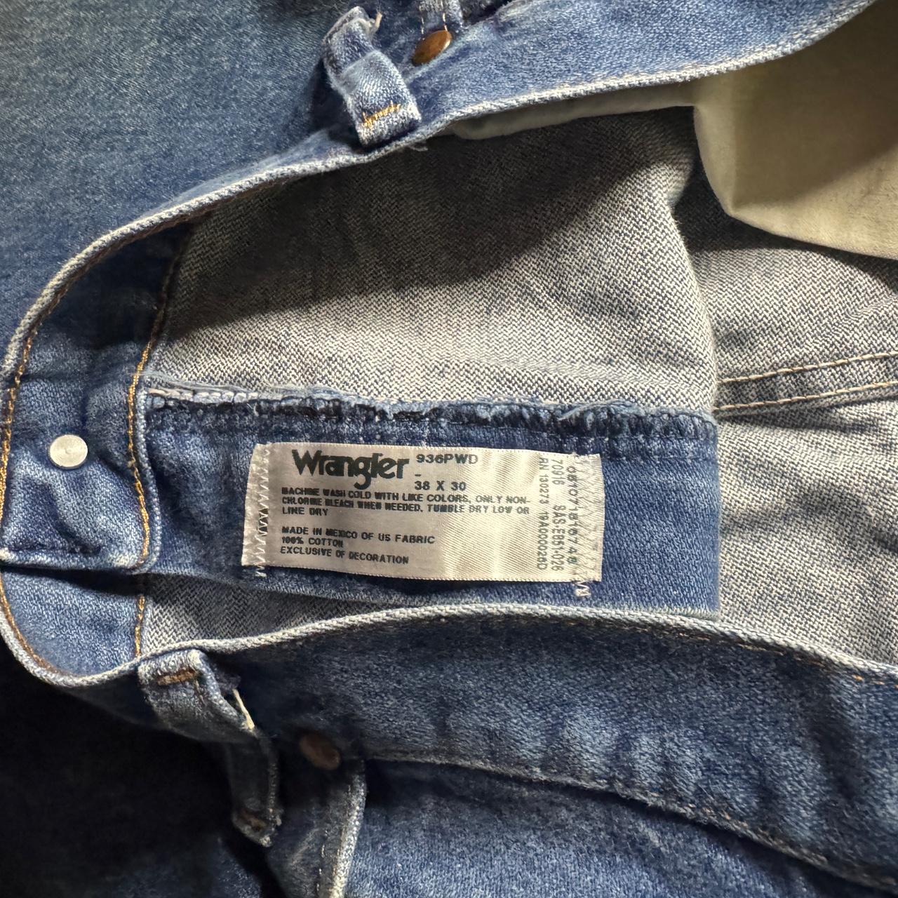 -blue wrangler jeans