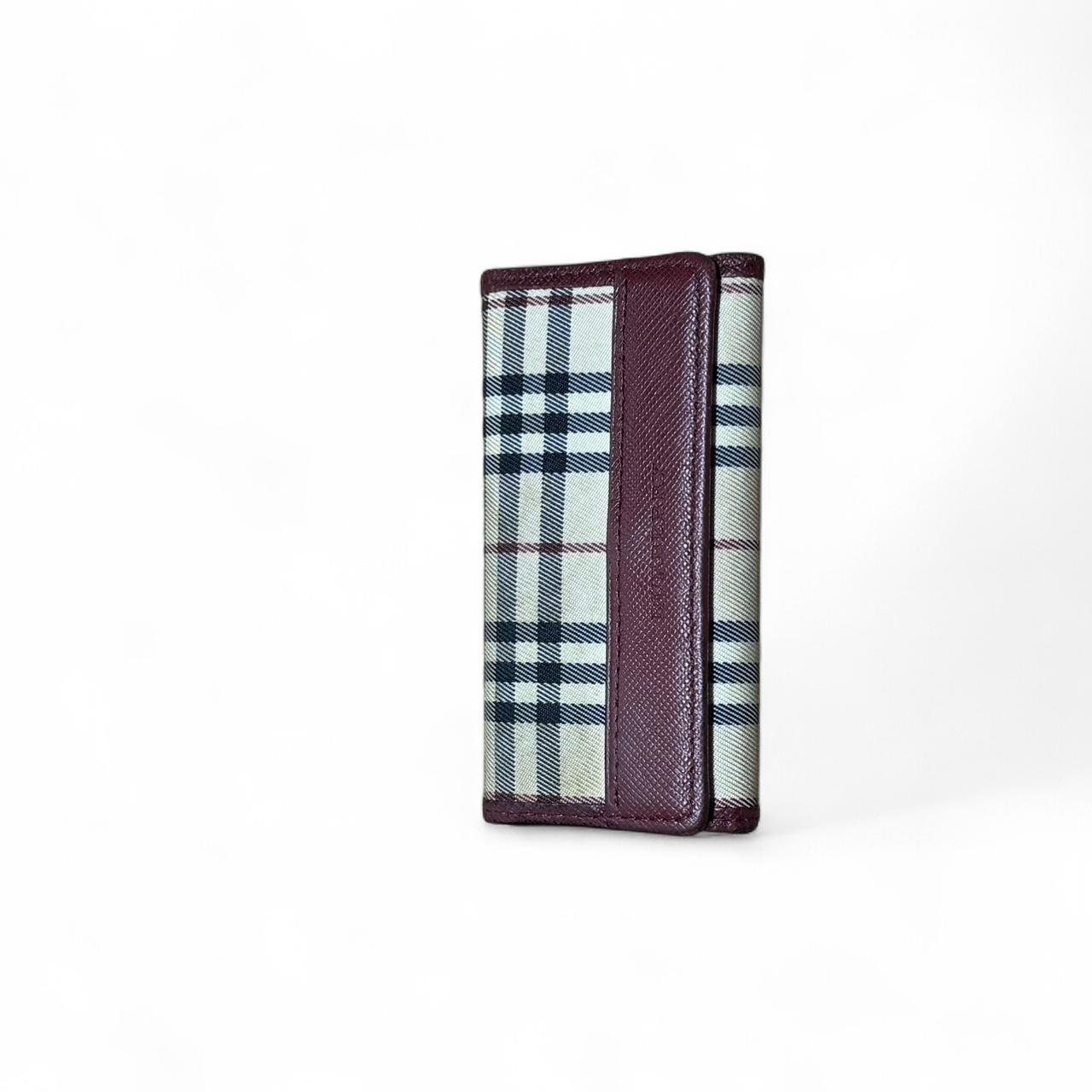 Burberry Honey Nova Check Print Key Holder