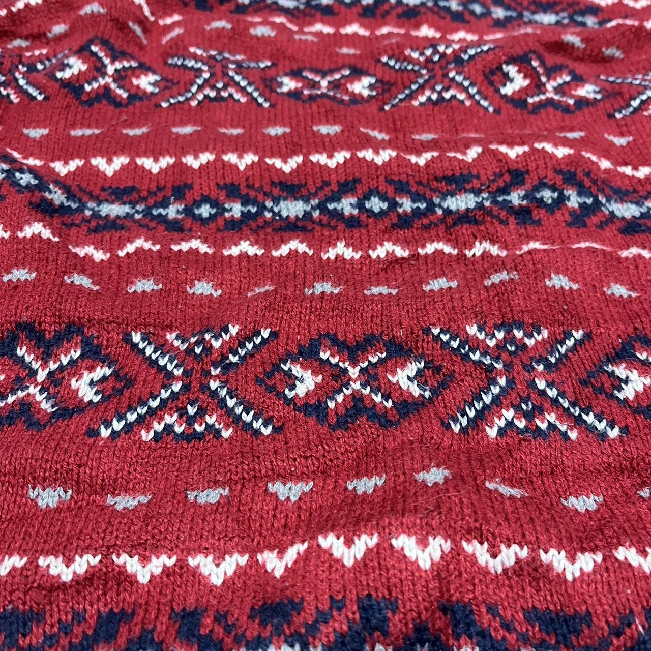 Red Knit Jumper – St John’s Bay (L)