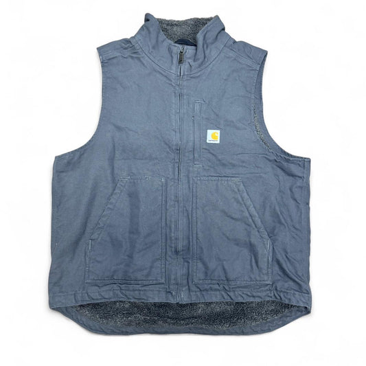 Carhartt Gilet – Grey (Size S) – Sherpa Lined