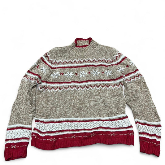 Beige & Red Christmas Jumper – Christopher & Banks (S)