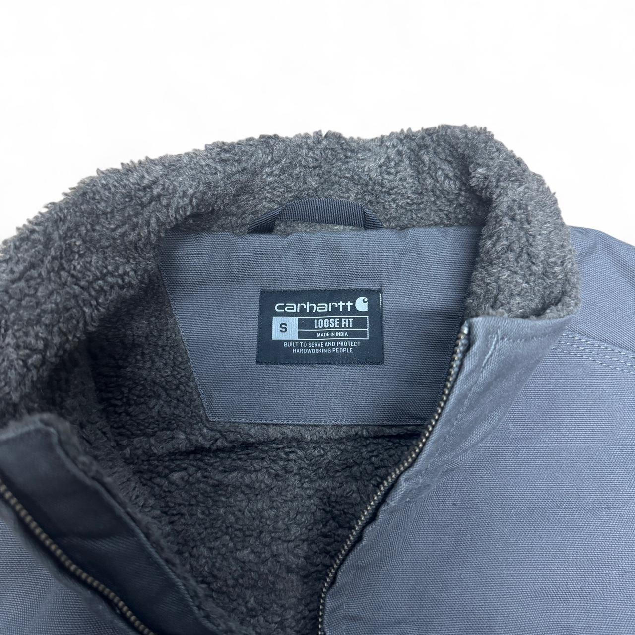 Carhartt Gilet – Grey (Size S) – Sherpa Lined