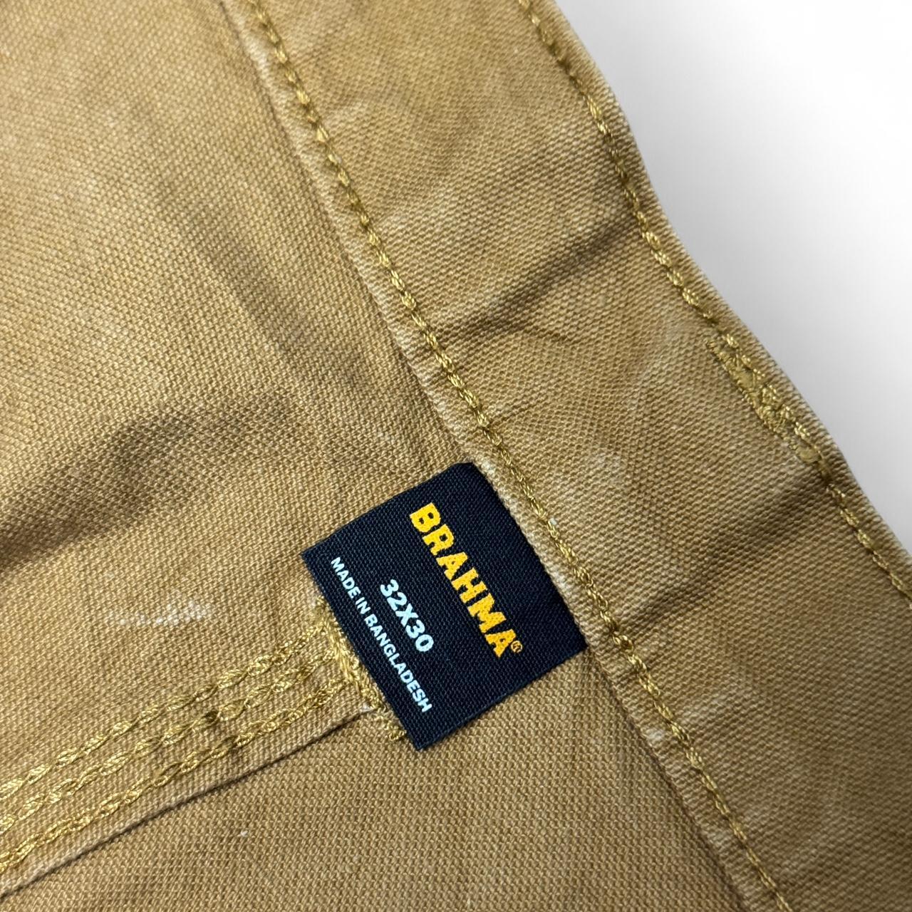 Brahma beige heavyweight carpenter pants in size 32x30