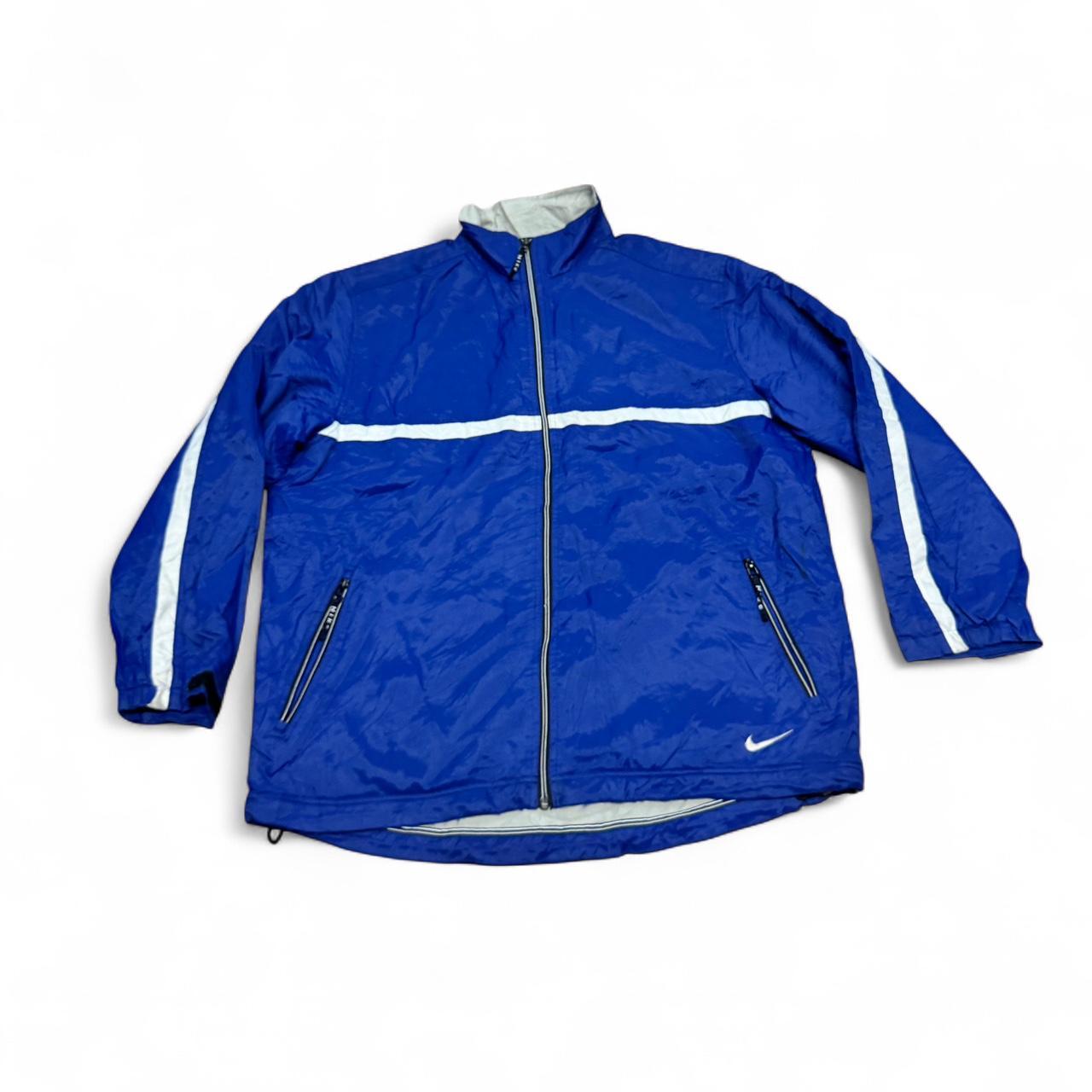 2000s Nike Blue Track Jacket – Size L