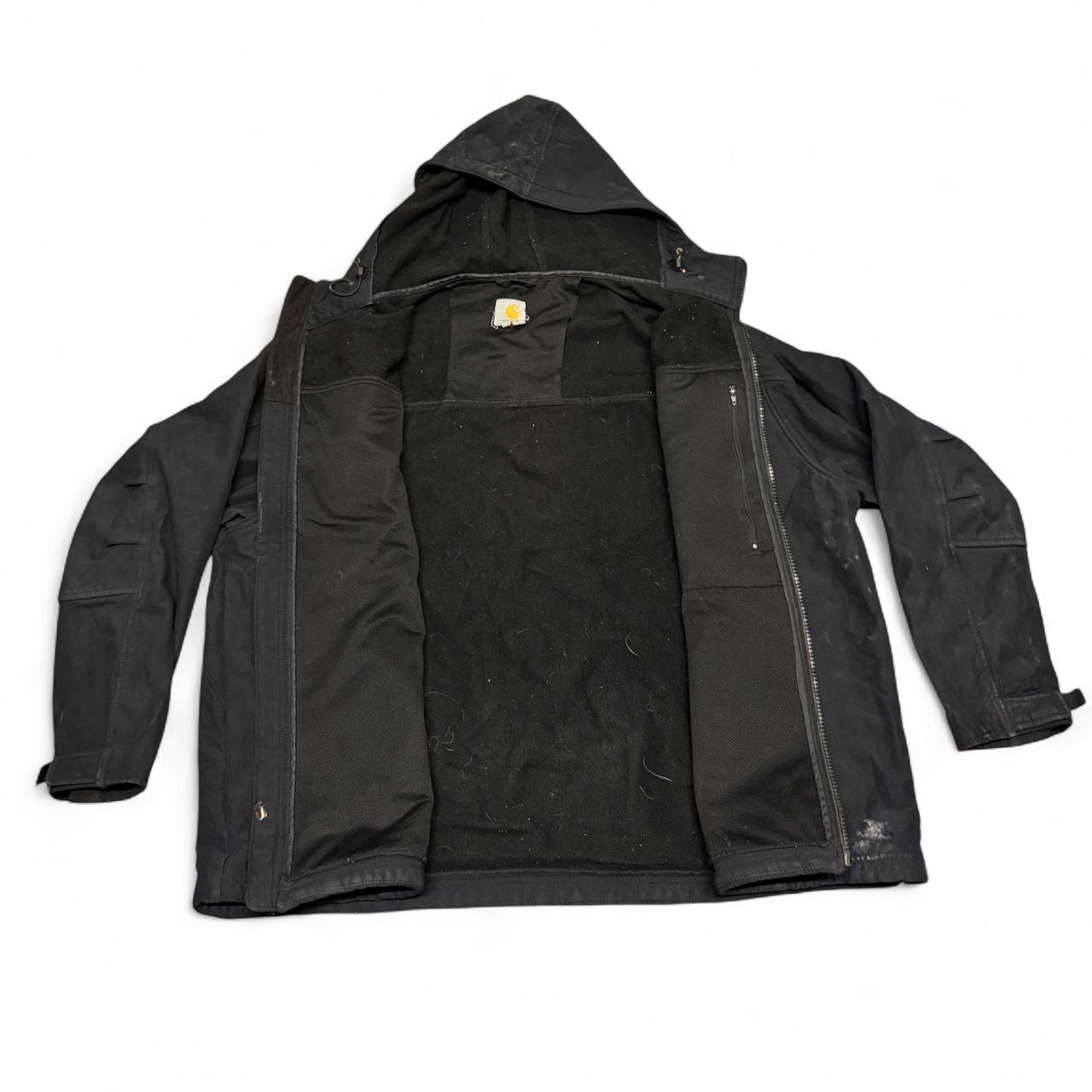 Carhartt Black Soft Shell Jacket Fleece Lined – 3XL Fit