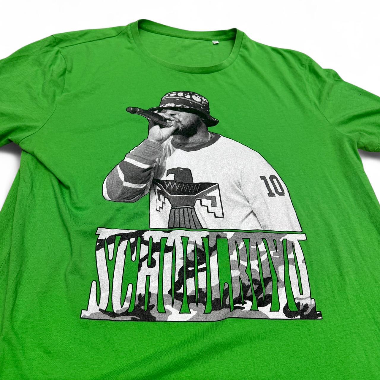 Schoolboy Q Lime Green Graphic T-Shirt – XXL
