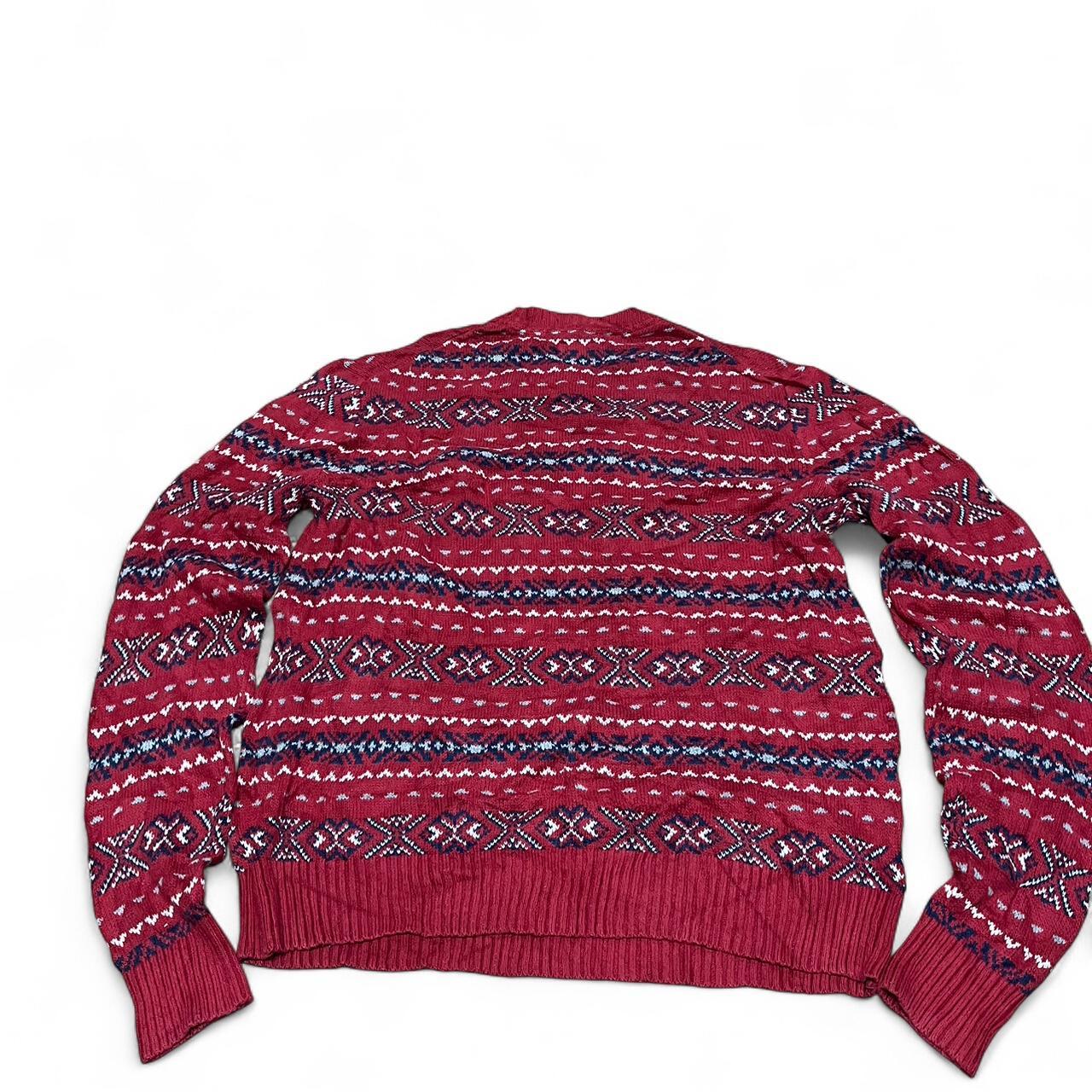 Red Knit Jumper – St John’s Bay (L)