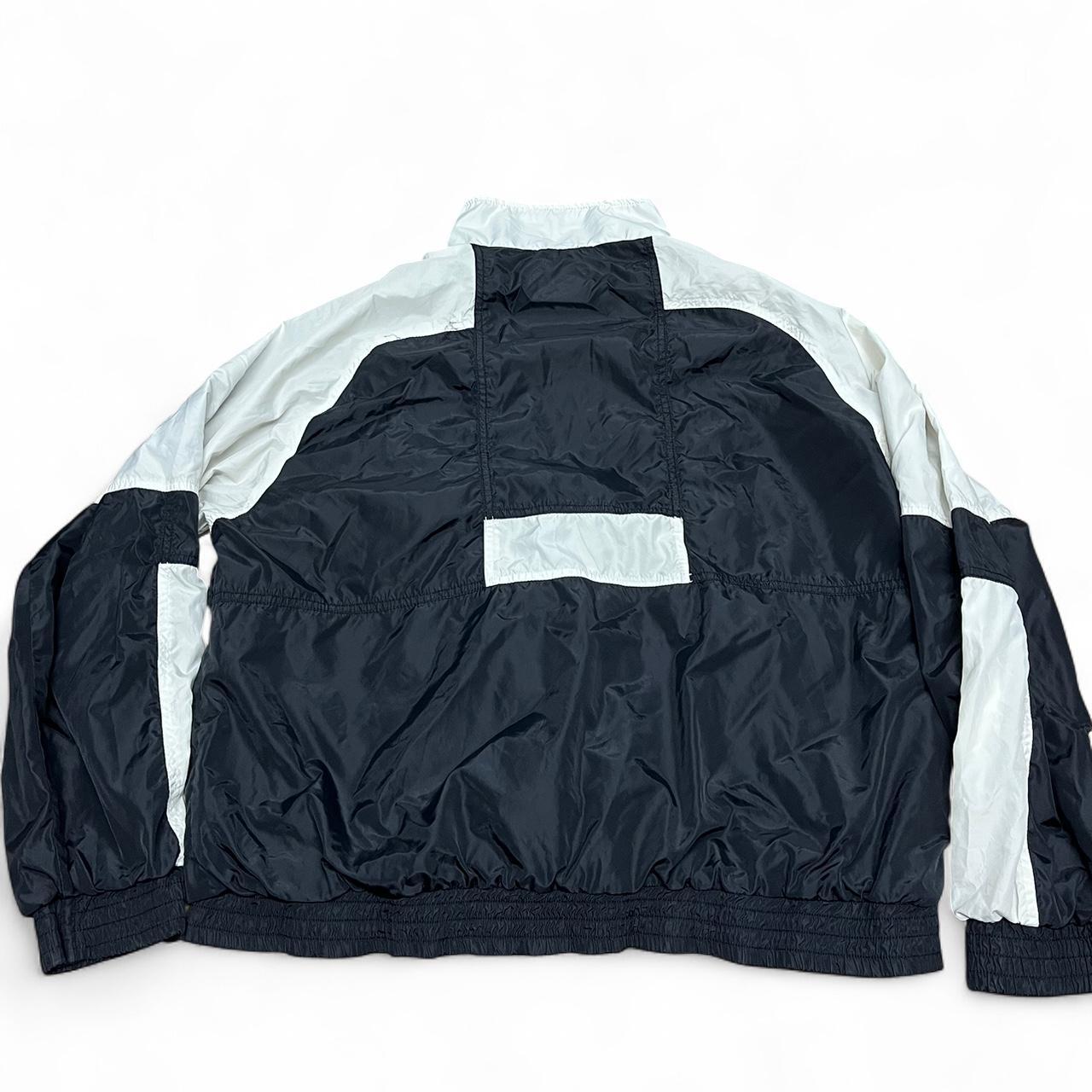 90s Nike VT Hokies Windbreaker – Black & White – Vintage College Sports