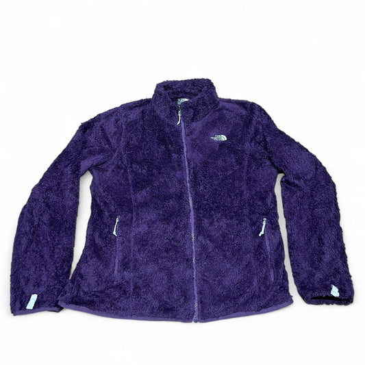 Women’s Purple North Face Fluffy Fleece – Full Zip – Size Large