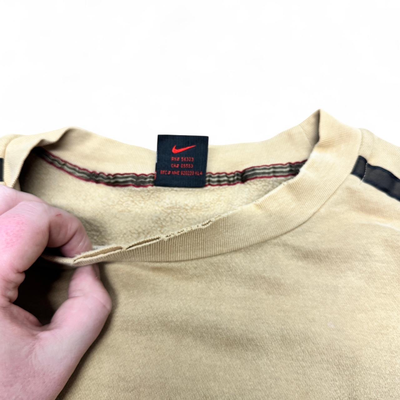 Nike 90s Cream & Brown Crewneck – Medium