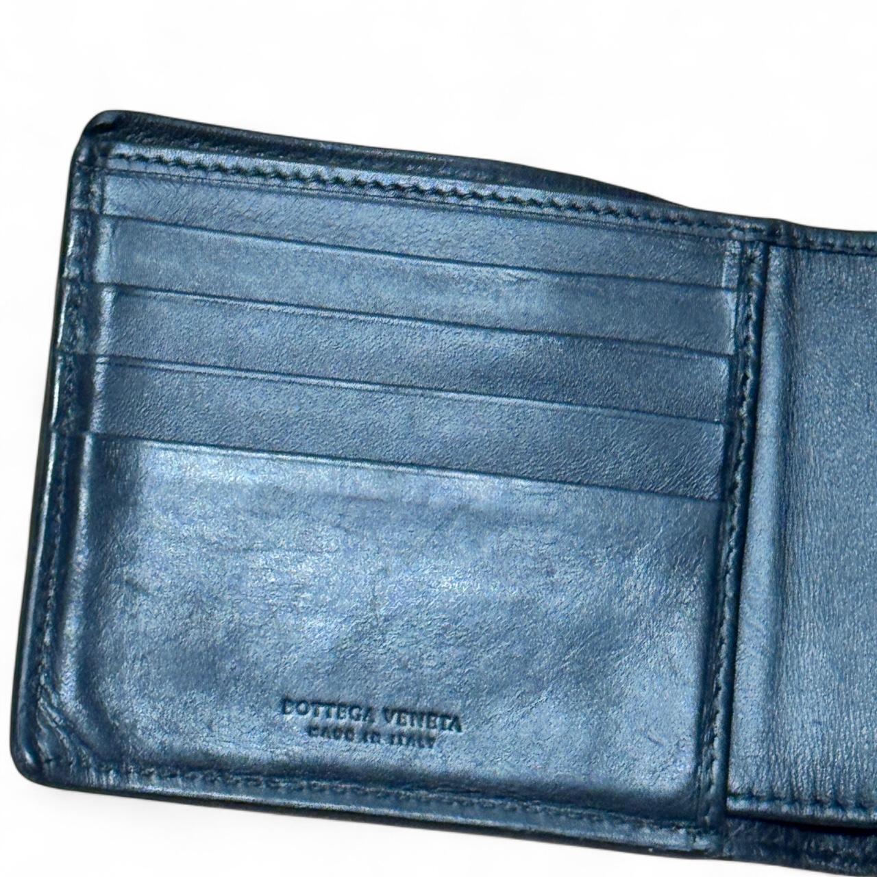 Bottega Veneta Black Leather Vintage Wallet