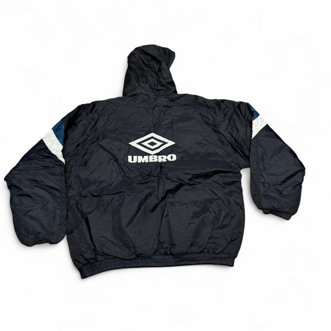 Vintage Umbro Reversible Hooded Jacket – Black & Blue