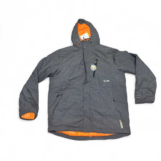 Grey & Orange Rain Jacket – Medium – New With Tags